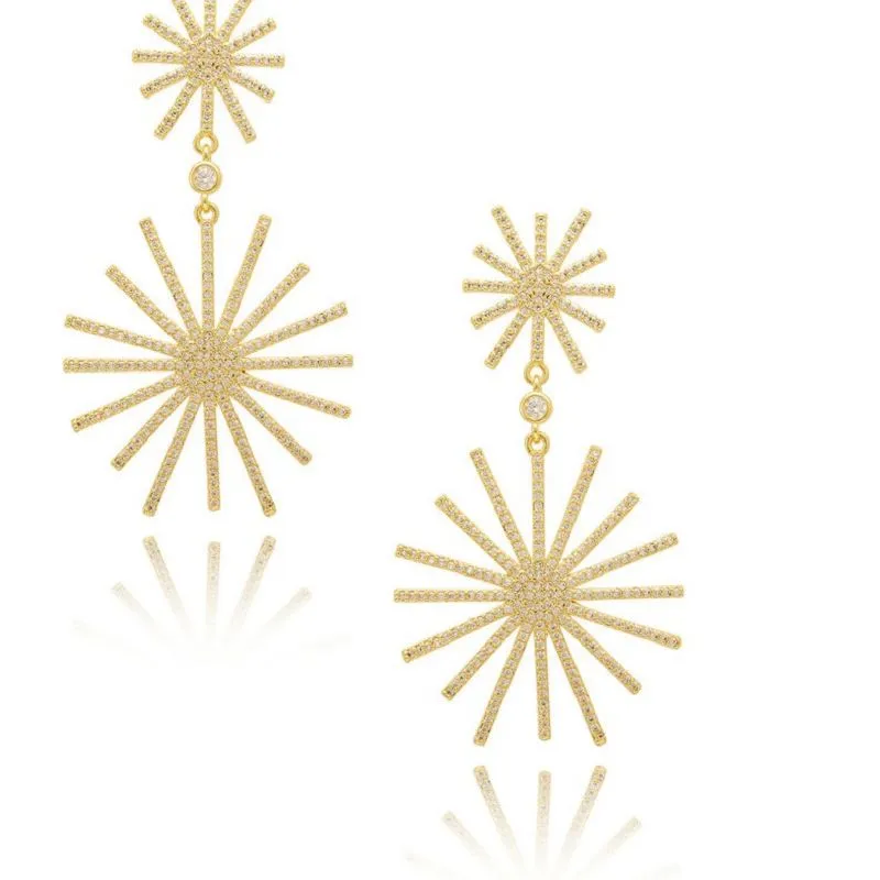 Grote Micro Pave Dangle Earring