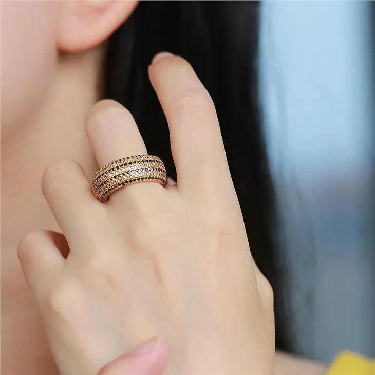 Klassieke Cz Micro Pave-ring