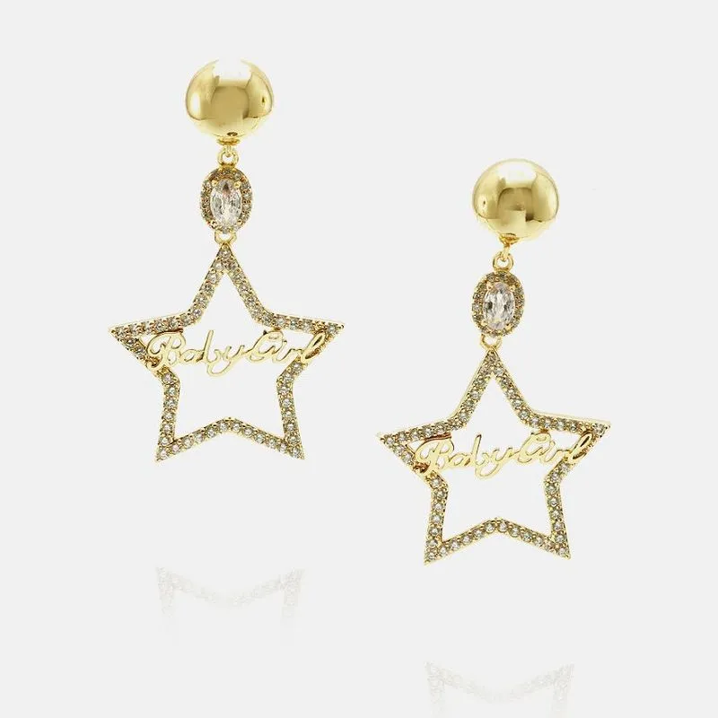 Fashion Star Drop Dangle Earring