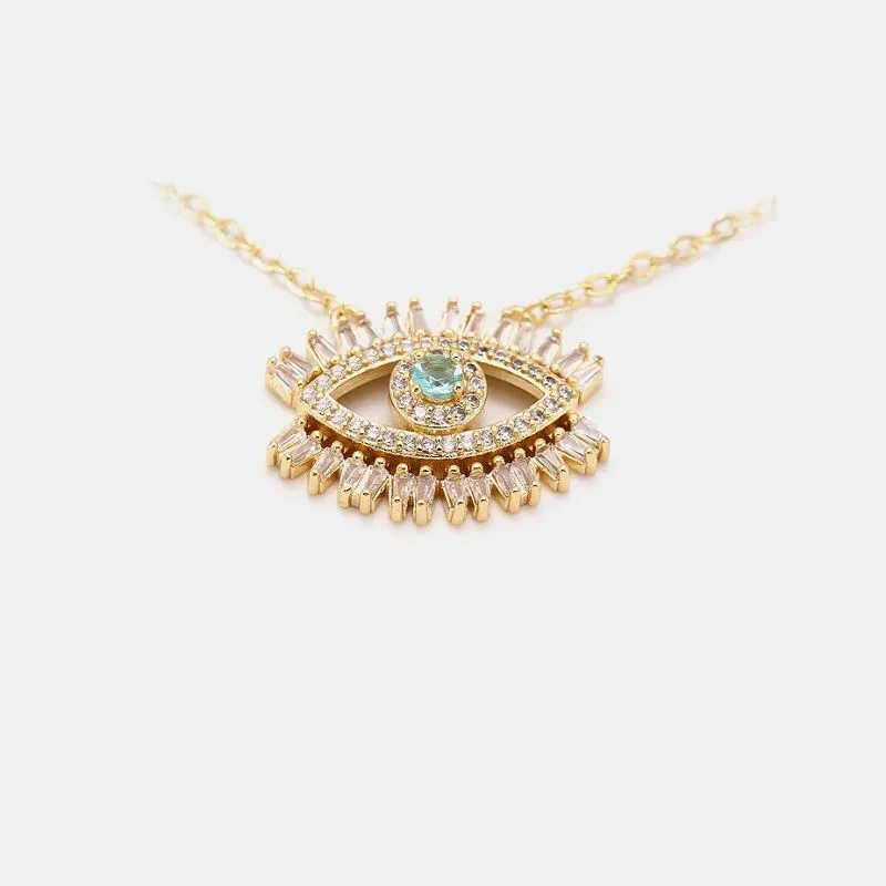 Glazen boze oog hanger