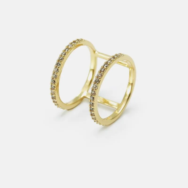 Vergulde modering voor dames