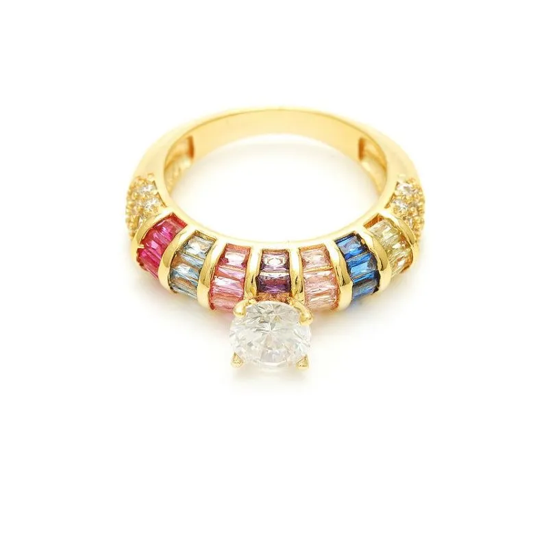 Mix zirkoon vrouwen ringontwerp