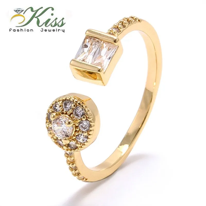 Rhodium vergulde vintage verstelbare ring