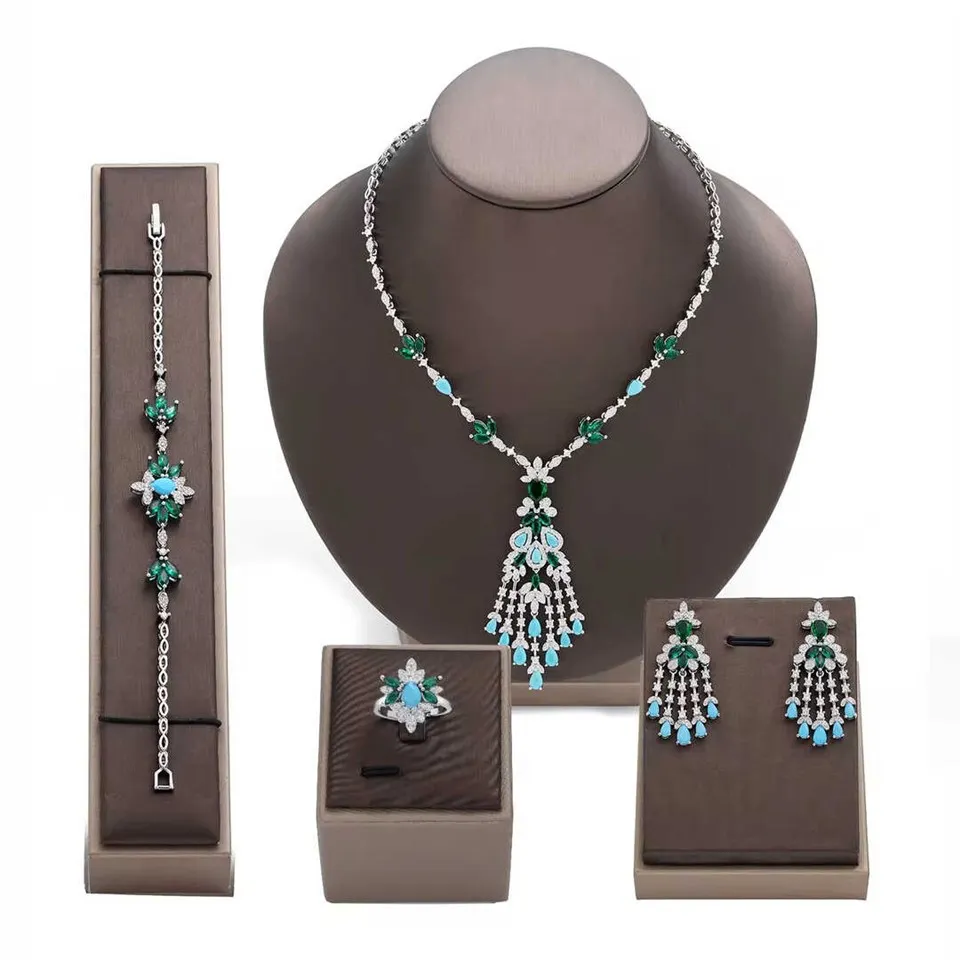 Nieuwe sterling zilveren sieradensets